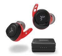 Avantree TW106 Casque de sport Bluetooth 5.0 IPX7 sans fil intra-auriculaire pour le sport fitness jogging avec palmes auriculaires, codec aptX, avec un excellent son et un contrôle du volume,