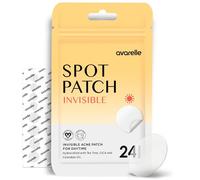 Avarelle patch d'acné AM (24 pièces) Anti-cernes hydrocolloïde ultra fin avec huile d'arbre à thé, certifié végétalien, sans cruauté (AM Daytime)
