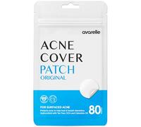 AVARELLE Patchs à boutons pour le visage | ZITOUT™ Patchs hydrocolloïdes contre l'acné pour couvrir les imperfections | Patchs FSA HSA Zit avec arbre à thé, calendula et Cica | (12 mm, 80, compte)