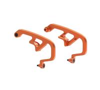 Avata 2 Drone Gimbal Pare-chocs,Barre de protection anti-collision en alliage d'aluminium Protection d'objectif pour DJI Avata 2,Pièces détachées pour drone (Orange)