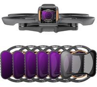 Avata 2 Nd Filter Set, Pack Of 6 Uv Nd8 Nd16 Nd32 Nd64 Nd256 Lens Filter For Density Camera Compatible With Dji Avata 2, Multi-Coated Hd Optical Glass