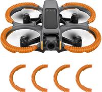 Avata 2 Protecteur D'hélice Pour Dji Avata 2 Drone Protection Bumper Pour Dji Avata 2 Fly More Combo Accessoires Anticollision Protecteur De Prop Antichoc ¿Orange¿ Orange