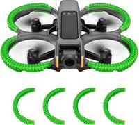 Avata 2 Protecteur D'hélice Pour Dji Avata 2 Drone Protection Bumper Pour Dji Avata 2 Fly More Combo Accessoires Anticollision Protecteur De Prop Antichoc ¿Vert¿-Marque Générale Vert