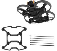 Avata 2 Protection De Châssis En Fibre De Carbone,Armure Inférieure Anti-Collision Avec Sangle De Retenue,Accessoires Pour Drone Dji Avata 2,Résistance À La Corrosion Et À L'usure