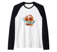 Avatar Aang Éléments de Flexion Eau Feu Air Terre Pose Glow Manche Raglan