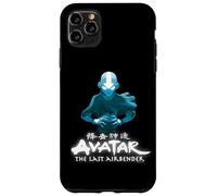 Avatar Aang Flèche Lumineuse Pose de Flexion d'air Lumière Bleue Coque pour iPhone 11 Pro Max