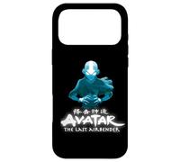 Avatar Aang Flèche Lumineuse Pose de Flexion d'air Lumière Bleue Coque pour iPhone 17 Pro Max