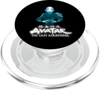 Avatar Aang Flèche Lumineuse Pose de Flexion d'air Lumière Bleue PopSockets PopGrip pour MagSafe