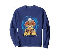 Avatar Aang Glowing Fighting Pose Aérographe Style Grafitti Sweatshirt