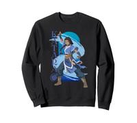 Avatar Aang Katara Water Bending Action Pose Anime Movie Sweatshirt