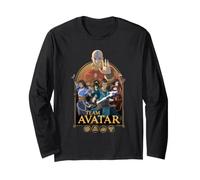 Avatar Aang Team Avatar Group Portrait Anime Movie Manche Longue