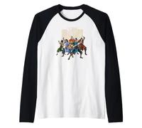 Avatar Aang: The Last Airbender Team Air Fire Water Earth Manche Raglan