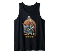 Avatar Aang: The Last Airbender Team Avatar Gold Frame Débardeur