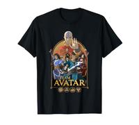 Avatar Aang: The Last Airbender Team Avatar Gold Frame T-Shirt