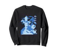 Avatar Aang Zuko Fight Rival Firebending, Airbending, Bleu Sweatshirt