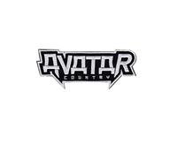 Avatar Country Silver Metalband Écusson Patch en Fer brodé sur Accessoire