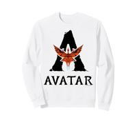 Avatar: Fire and Ash Avatar Toruk Big Logo Sweatshirt, Unisexe pour Adultes, Blanc, S