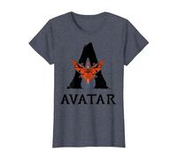 Avatar: Fire and Ash Avatar Toruk Big Logo T-Shirt, Femme, Bleu Chiné, S