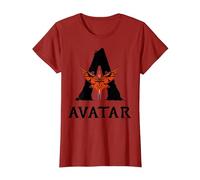 Avatar: Fire and Ash Avatar Toruk Big Logo T-Shirt, Femme, Canneberge, S