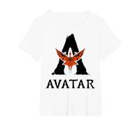 Avatar: Fire and Ash Avatar Toruk Big Logo T-Shirt, Femme Grandes Tailles, Blanc, 1X