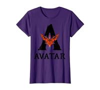 Avatar: Fire and Ash Avatar Toruk Big Logo T-Shirt, Femme, Violet, 3XL