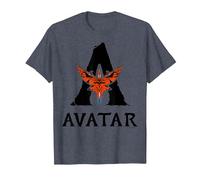 Avatar: Fire and Ash Avatar Toruk Big Logo T-Shirt, Homme, Bleu Chiné, L