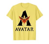 Avatar: Fire and Ash Avatar Toruk Big Logo T-Shirt, Homme, Citron, XXL