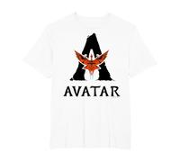 Avatar: Fire and Ash Avatar Toruk Big Logo T-Shirt, Homme Grandes Tailles, Blanc, 4X Tall