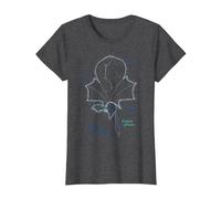 Avatar: Fire and Ash The Winds of Pandora Line Art Poster T-Shirt, Femme, Chiné Foncé, XS