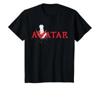 Avatar: Fire and Ash Varang Silhouette Avatar Logo T-Shirt, Enfant, Noir, 12 Ans