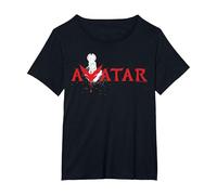 Avatar: Fire and Ash Varang Silhouette Avatar Logo T-Shirt, Femme Grandes Tailles, Noir, 3X