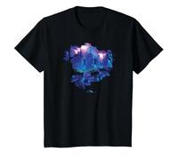 Avatar Pandora Jellyfish Forest Poster T-Shirt, Enfant, Noir, 6 Ans