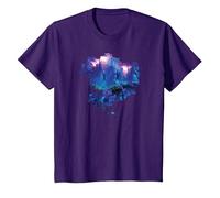 Avatar Pandora Jellyfish Forest Poster T-Shirt, Enfant, Violet, 6 Ans