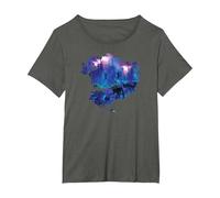 Avatar Pandora Jellyfish Forest Poster T-Shirt, Femme Grandes Tailles, Asphalte, 6X