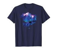 Avatar Pandora Jellyfish Forest Poster T-Shirt, Homme, Bleu Marine, 5XL