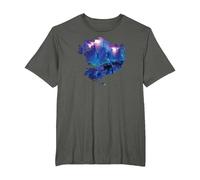 Avatar Pandora Jellyfish Forest Poster T-Shirt, Homme Grandes Tailles, Asphalte, 4X Tall
