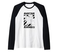 Avatar: The Last Airbender Aang Posing Manche Raglan