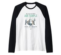 Avatar The Last Airbender Air Nomads Eastern Temple Moon Manche Raglan