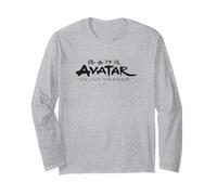 Avatar: The Last Airbender Kanji Logo in Black Manche Longue