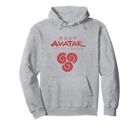 Avatar: The Last Airbender Symbols and Logo in Red Sweat à Capuche