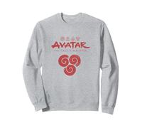 Avatar: The Last Airbender Symbols and Logo in Red Sweatshirt