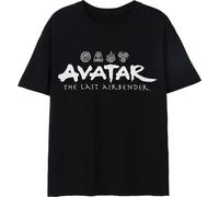 Avatar : The Last Airbender - T-shirt pour homme "Element" NS8300 (3XL) (Noir)