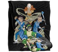 Avatar The Last Airbender Team Avatar Elements Plaid Ultra Doux au Toucher Soyeux - 152 x 127 cm