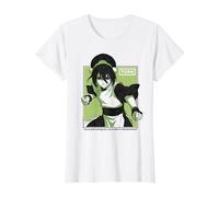 Avatar: The Last Airbender Toph Blind Bandit Nickelodeon T-Shirt, Femme, Blanc, M