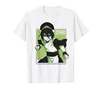 Avatar: The Last Airbender Toph Blind Bandit Nickelodeon T-Shirt, Homme, Blanc, 5XL