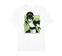 Avatar: The Last Airbender Toph Blind Bandit Nickelodeon T-Shirt, Homme Grandes Tailles, Blanc, 5X Tall