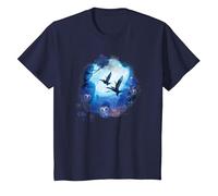 Avatar: The Way of Water Banshee Na’VI Night Flight T-Shirt, Enfant, Bleu Marine, 12 Ans