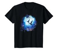 Avatar: The Way of Water Banshee Na’VI Night Flight T-Shirt, Enfant, Noir, 4 Ans