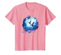 Avatar: The Way of Water Banshee Na’VI Night Flight T-Shirt, Enfant, Rose, 6 Ans
