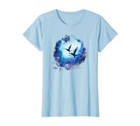 Avatar: The Way of Water Banshee Na’VI Night Flight T-Shirt, Femme, Bleu Céleste, 3XL